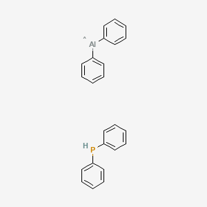 molecular formula C24H21AlP B14549861 Diphenylalumanyl--diphenylphosphane (1/1) CAS No. 61743-03-1