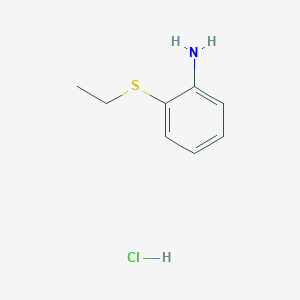 molecular formula C8H12ClNS B1454990 2-(Ethylthio)aniline hydrochloride CAS No. 101935-45-9