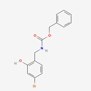 molecular formula C15H14BrNO3 B1454994 Benzyl 4-bromo-2-hydroxybenzylcarbamate CAS No. 1033194-56-7