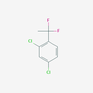 molecular formula C8H6Cl2F2 B1454996 2,4-Dichloro-1-(1,1-difluoroethyl)benzene CAS No. 1204295-92-0