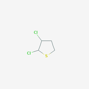 molecular formula C4H6Cl2S B14549965 Thiophene, 2,3-dichlorotetrahydro- CAS No. 61767-98-4