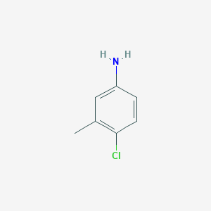 molecular formula C7H8ClN B014550 4-Chloro-3-methylaniline CAS No. 7149-75-9