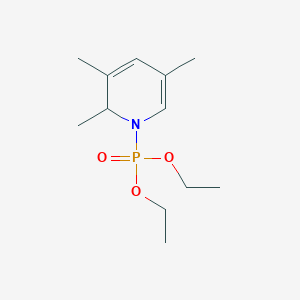 molecular formula C12H22NO3P B14550046 Diethyl (2,3,5-trimethylpyridin-1(2H)-yl)phosphonate CAS No. 62024-66-2