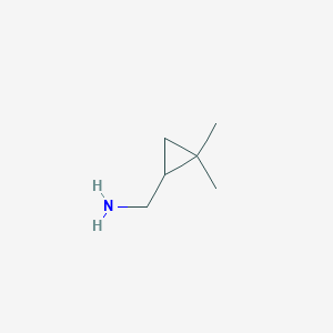 molecular formula C6H13N B1455005 (2,2-Dimethylcyclopropyl)methanamine CAS No. 725743-45-3