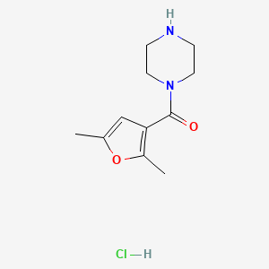 1-[(2,5-Dimethylfuran-3-yl)carbonyl]piperazine hydrochloride