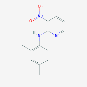 molecular formula C13H13N3O2 B14550105 N-(2,4-Dimethylphenyl)-3-nitropyridin-2-amine CAS No. 61963-72-2
