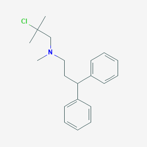 molecular formula C20H26ClN B145502 n-(2-Chloro-2-methylpropyl)-n-(3,3-diphenylpropyl)-n-methylamine CAS No. 936491-32-6