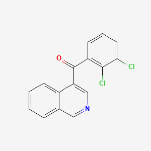 B1455021 4-(2,3-Dichlorobenzoyl)isoquinoline CAS No. 1187166-75-1