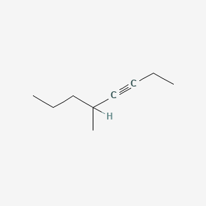 molecular formula C9H16 B14550212 3-Octyne, 5-methyl- CAS No. 62108-33-2