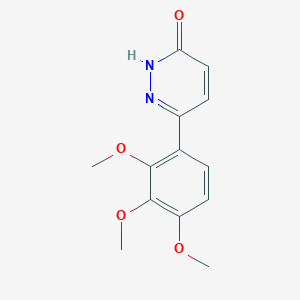 molecular formula C13H14N2O4 B1455025 6-(2,3,4-Trimethoxyphenyl)pyridazin-3-ol CAS No. 1105194-15-7