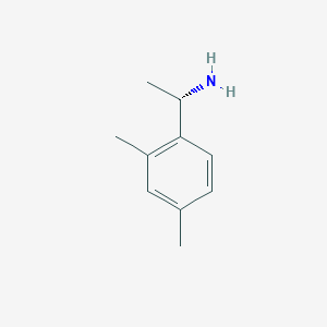 molecular formula C10H15N B1455028 (S)-1-(2,4-二甲基苯基)乙胺 CAS No. 856563-12-7