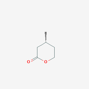 molecular formula C6H10O2 B14550311 (4r)-4-Methyltetrahydro-2h-pyran-2-one CAS No. 61898-55-3