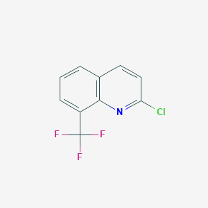 molecular formula C10H5ClF3N B1455032 2-Chloro-8-(trifluoromethyl)quinoline CAS No. 920494-31-1