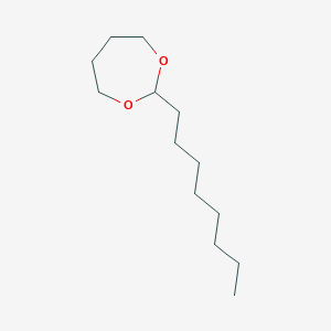 molecular formula C13H26O2 B14550382 2-Octyl-1,3-dioxepane CAS No. 61732-94-3