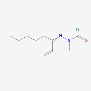 molecular formula C10H18N2O B14550397 N-Methyl-N'-oct-1-en-3-ylideneformohydrazide CAS No. 61748-20-7