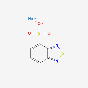 molecular formula C6H3N2NaO3S2 B1455040 Sodium benzo[c][1,2,5]thiadiazole-4-sulfonate CAS No. 21110-86-1