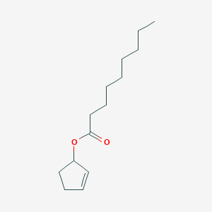 molecular formula C14H24O2 B14550617 Cyclopent-2-en-1-yl nonanoate CAS No. 62088-41-9