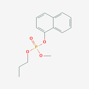 molecular formula C14H17O4P B14550632 Methyl naphthalen-1-yl propyl phosphate CAS No. 61911-60-2