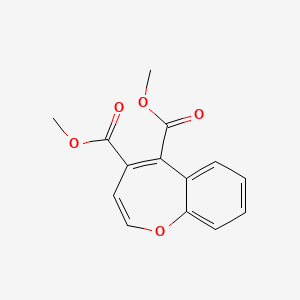 molecular formula C14H12O5 B14550639 Dimethyl 1-benzoxepine-4,5-dicarboxylate CAS No. 62250-86-6