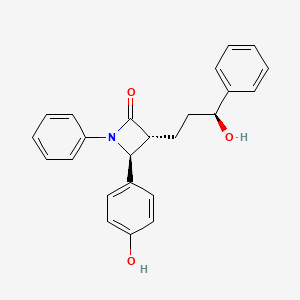 (3R,4S)-3-((S)-3-hydroxy-3-phenylpropyl)-4-(4-hydroxyphenyl)-1-phenylazetidin-2-one