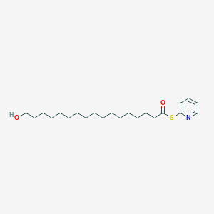 molecular formula C22H37NO2S B14550665 S-Pyridin-2-yl 17-hydroxyheptadecanethioate CAS No. 61888-29-7