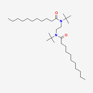 molecular formula C32H64N2O2 B14550736 N,N'-(Ethane-1,2-diyl)bis(N-tert-butylundecanamide) CAS No. 61797-56-6