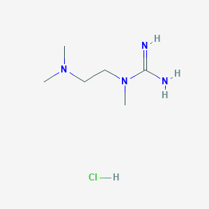 molecular formula C6H17ClN4 B1455089 N-(2-二甲氨基-乙基)-N-甲基-胍盐酸盐 CAS No. 1361114-50-2