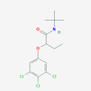 molecular formula C14H18Cl3NO2 B14550902 N-tert-Butyl-2-(3,4,5-trichlorophenoxy)butanamide CAS No. 61994-03-4