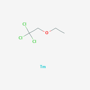 molecular formula C4H7Cl3OTm B14550964 Thulium;1,1,1-trichloro-2-ethoxyethane CAS No. 61731-05-3