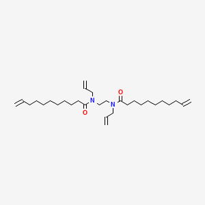 molecular formula C30H52N2O2 B14550967 N,N'-(Ethane-1,2-diyl)bis[N-(prop-2-en-1-yl)undec-10-enamide] CAS No. 61797-70-4