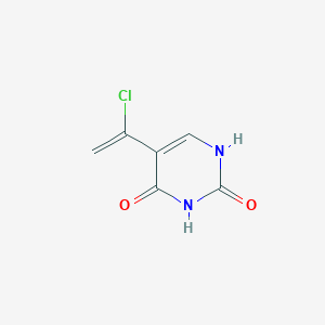 molecular formula C6H5ClN2O2 B14551071 5-(1-Chlorovinyl)uracil CAS No. 61751-48-2