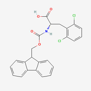 molecular formula C24H19Cl2NO4 B1455117 Fmoc-2,6-Dichloro-L-Phenylalanine CAS No. 1260615-94-8