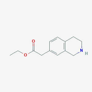 (1,2,3,4-Tetrahydro-isoquinolin-7-yl)-acetic acid ethyl ester