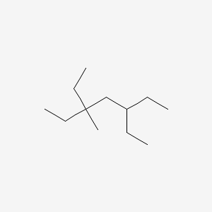 molecular formula C12H26 B14551256 3-Methyl, 3,5-diethyl, heptane CAS No. 62198-97-4