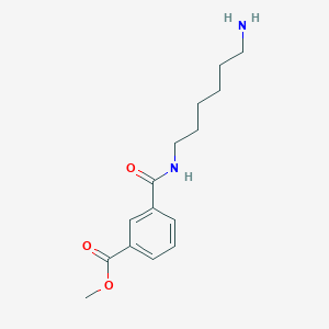 molecular formula C15H22N2O3 B1455126 methyl 3-(6-aminohexylcarbamoyl)benzoate CAS No. 163755-54-2
