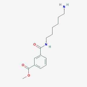 molecular formula C15H22N2O3 B1455126 3-[(6-氨基己基)氨基甲酰基]苯甲酸甲酯 CAS No. 163755-54-2