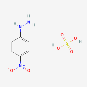molecular formula C6H9N3O6S B1455127 P-nitrophenylhydrazine sulfate CAS No. 265323-30-6