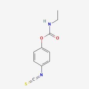molecular formula C10H10N2O2S B14551278 4-Isothiocyanatophenyl ethylcarbamate CAS No. 62097-99-8