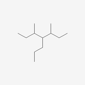 molecular formula C12H26 B14551284 3,5-Dimethyl-4-propylheptane CAS No. 62185-36-8