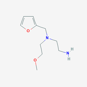 molecular formula C10H18N2O2 B1455130 N-(2-Furylmethyl)-N-(2-methoxyethyl)ethane-1,2-diamine CAS No. 1171495-43-4