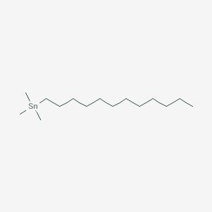 molecular formula C15H34Sn B14551320 Dodecyl(trimethyl)stannane CAS No. 61726-24-7