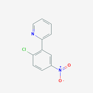 molecular formula C11H7ClN2O2 B1455133 2-(2-氯-5-硝基苯基)吡啶 CAS No. 879088-40-1