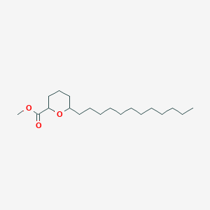 molecular formula C19H36O3 B14551386 Methyl 6-dodecyloxane-2-carboxylate CAS No. 62136-85-0