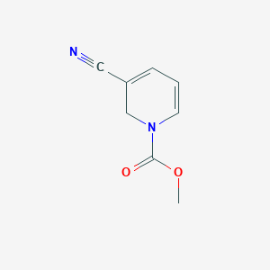 molecular formula C8H8N2O2 B14551428 Methyl 3-cyanopyridine-1(2H)-carboxylate CAS No. 62218-43-3