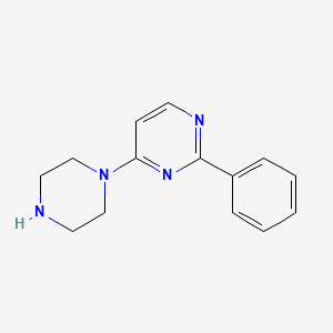 2-Phenyl-4-piperazinopyrimidine