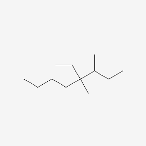 molecular formula C12H26 B14551520 4-Ethyl-3,4-dimethyloctane CAS No. 62183-60-2