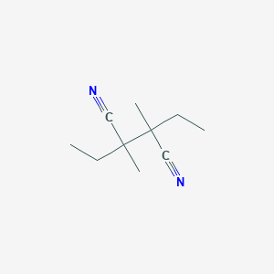 molecular formula C10H16N2 B145516 Butanedinitrile, 2,3-diethyl-2,3-dimethyl- CAS No. 128903-20-8