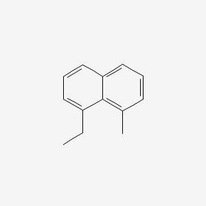 molecular formula C13H14 B14551687 1-Ethyl-8-methylnaphthalene CAS No. 61886-71-3
