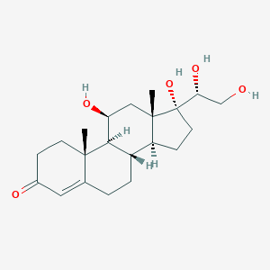 molecular formula C21H32O5 B145517 4-Pregnene-11beta,17alpha,20beta,21-tetrol-3-one CAS No. 116-58-5