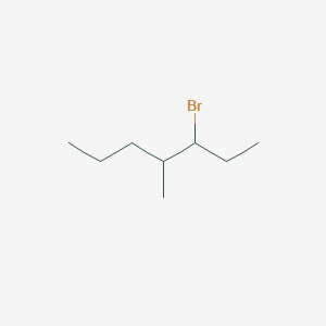 molecular formula C8H17Br B14551762 3-Bromo-4-methylheptane CAS No. 61764-95-2